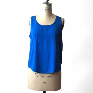 Jordan Blue Sleeveless Crop Tank Top